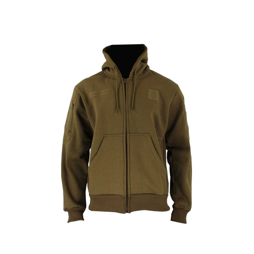 [IW2022-CB-S] SUDADERA IMMORTAL TACTICA CON CREMALLERA TAN (S)