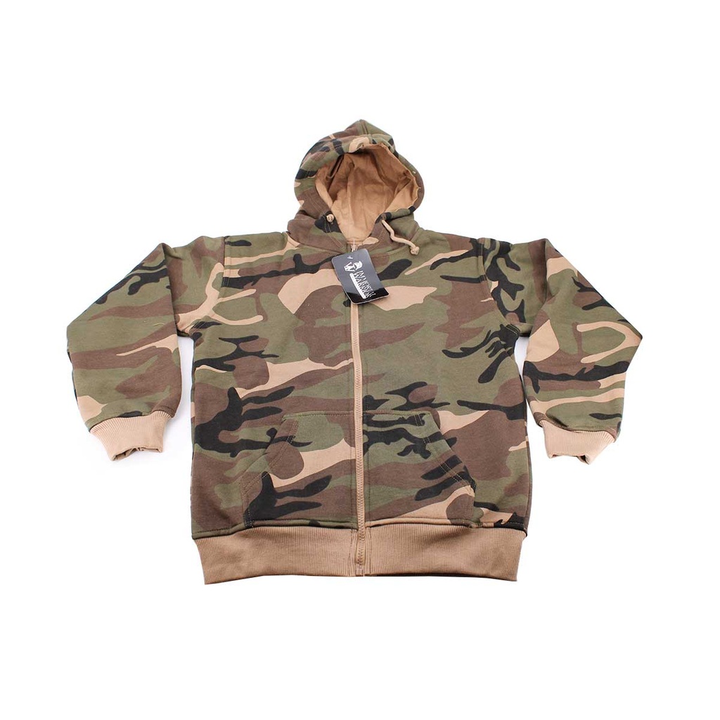 SUDADERA IMMORTAL NIÑO CON CREMALLERA CAMO