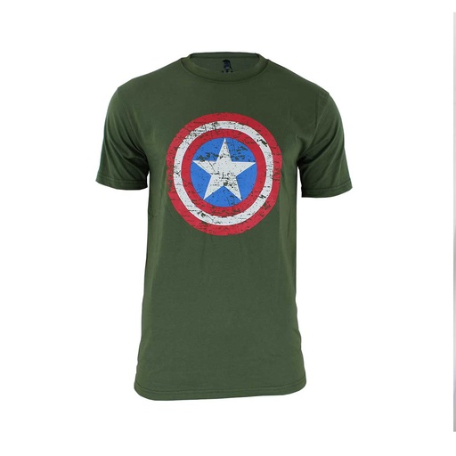 [IW1036-OD/IW100101-OD-S] CAMISETA IMMORTAL ESCUDO VERDE (S)
