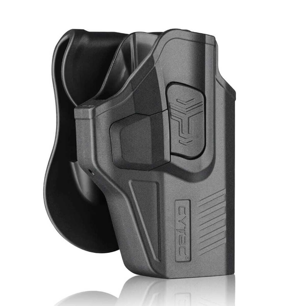 FUNDA PISTOLA RIGIDA CYTAC GEN.4 GLOCK 19/23/32 NEGRA