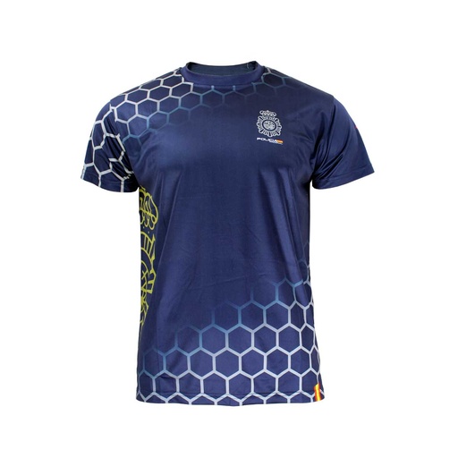 [IW110102-2XL] CAMISETA IMMORTAL SUBLIMACION POLICIA NACIONAL AZUL (2XL)
