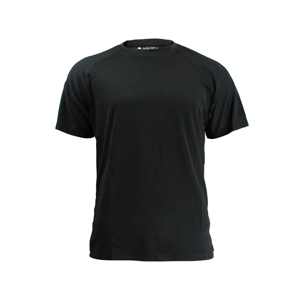 CAMISETA IMMORTAL QUICK DRY TACTICA CORTA NEGRA
