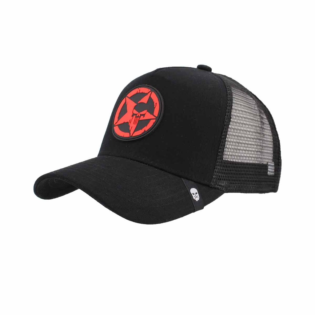 GORRA IMMORTAL REJILLA PUNISHER NEGRA
