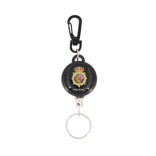 [20230526] LLAVERO EXTENSIBLE C/MOSQUETON POLICIA NACIONAL