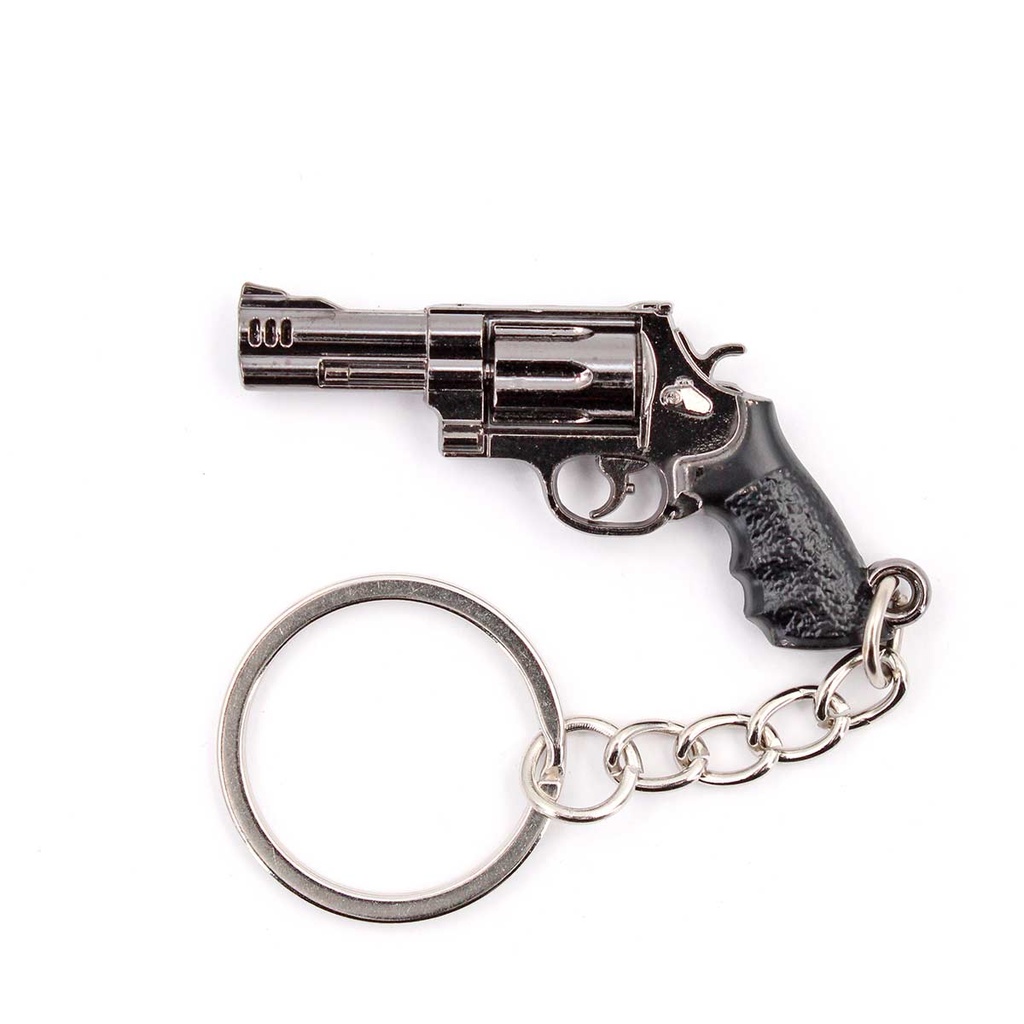 LLAVERO BH REVOLVER M500 5CM PLATA