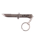 LLAVERO BH CUCHILLO COMBAT 9CM PLATA