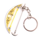 LLAVERO BH ARCO 1215 ZLD 6CM PLATA-AMARILLO