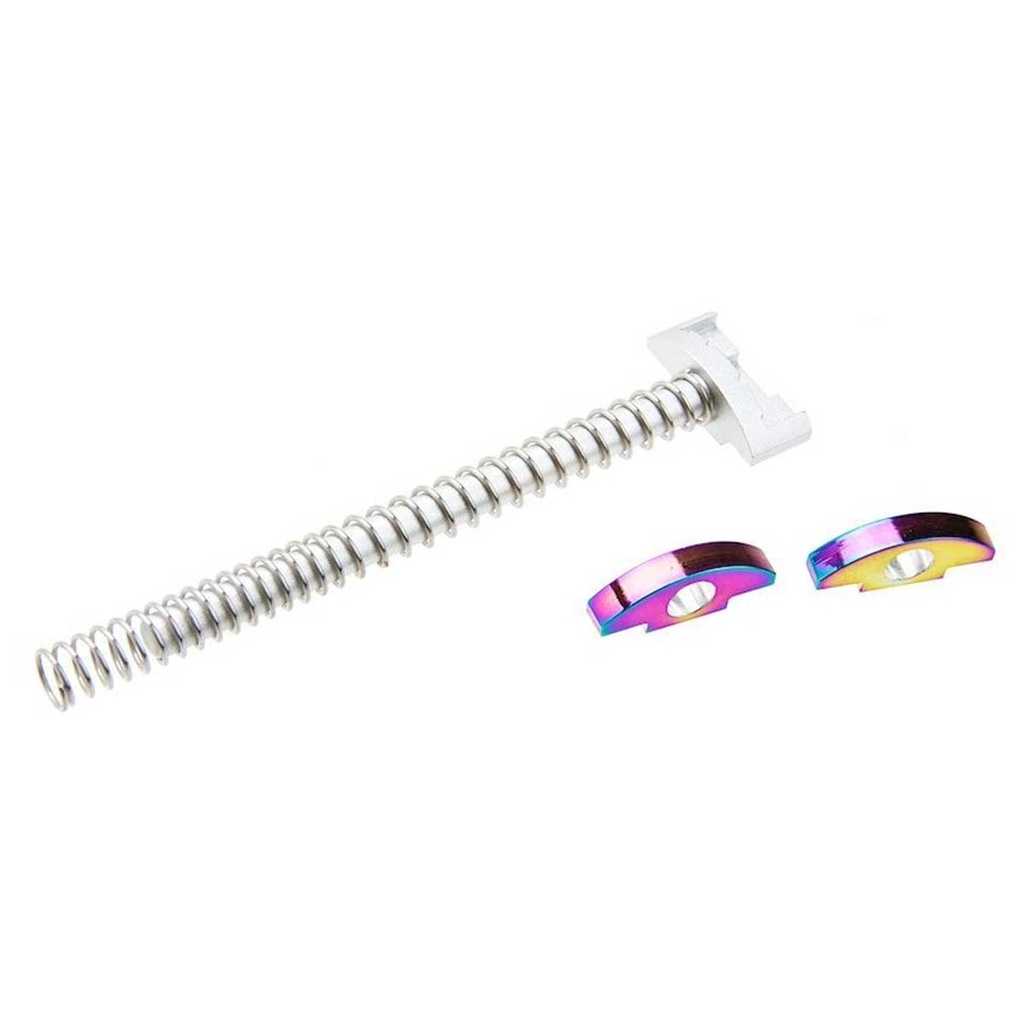 COWCOW AAP01 ALUMINIUM GUIDE ROD SET SILVER