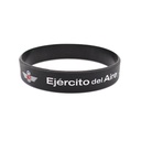 PULSERA IMMORTAL PVC EJERCITO AIRE NEGRA