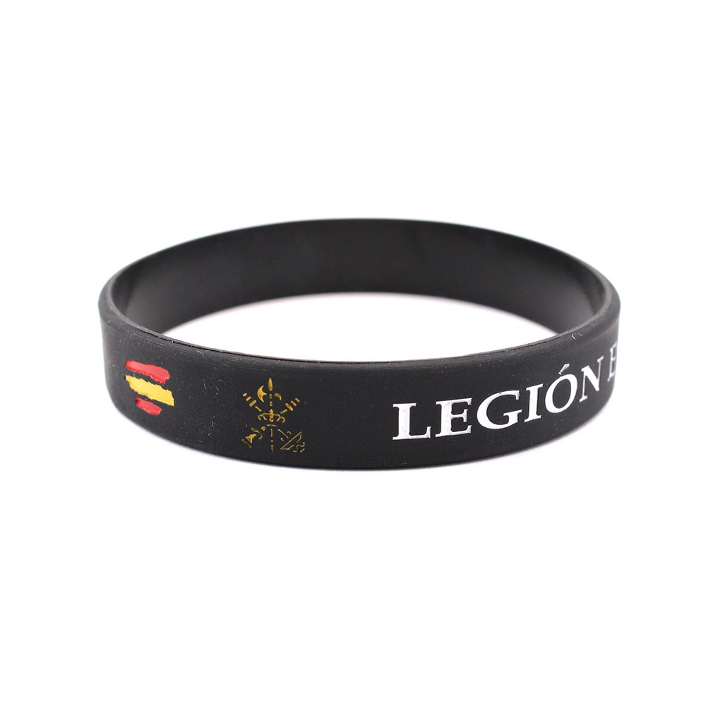 PULSERA IMMORTAL PVC LEGION NEGRA