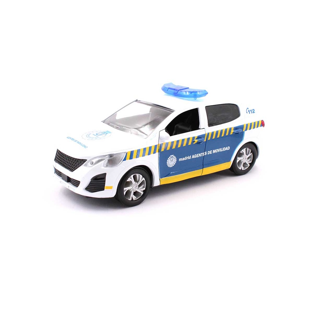 COCHE AGENTES MOVILIDAD BLANCO-AZUL