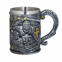 TAZA RESINA TOLE 10 XL CRUZ AMARILLA