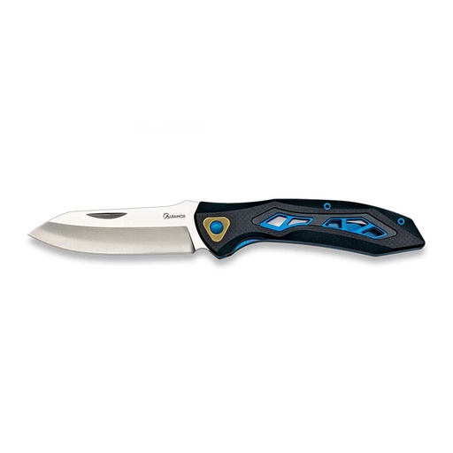 [18809] NAVAJA ALBAINOX G10 BAÑO TITANIO NEGRA-AZUL