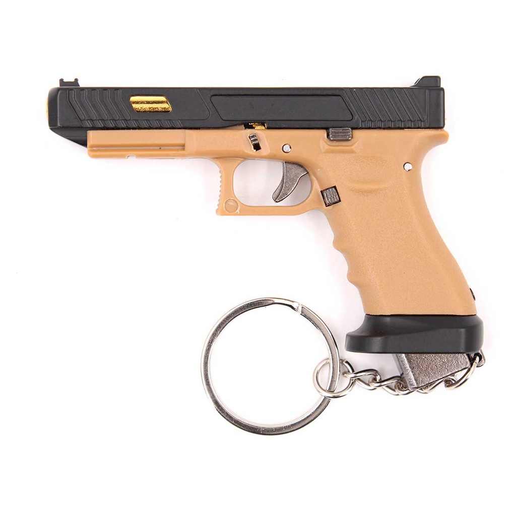 LLAVERO BH PISTOLA G34 7,5CM NEGRO-TAN