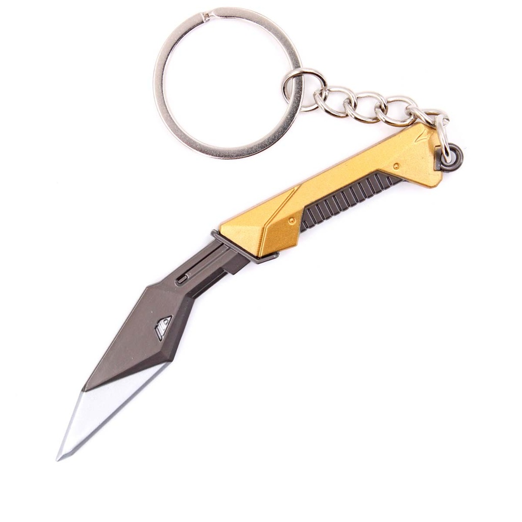 LLAVERO BH CUCHILLO 1242 VLT 9CM GRIS-AMARILLO