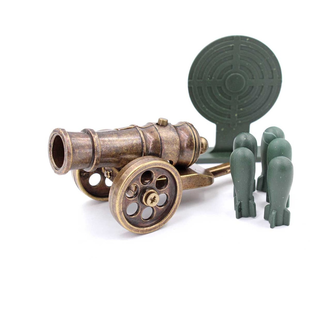 CAÑON MINIATURA BH 8,5CM DORADO