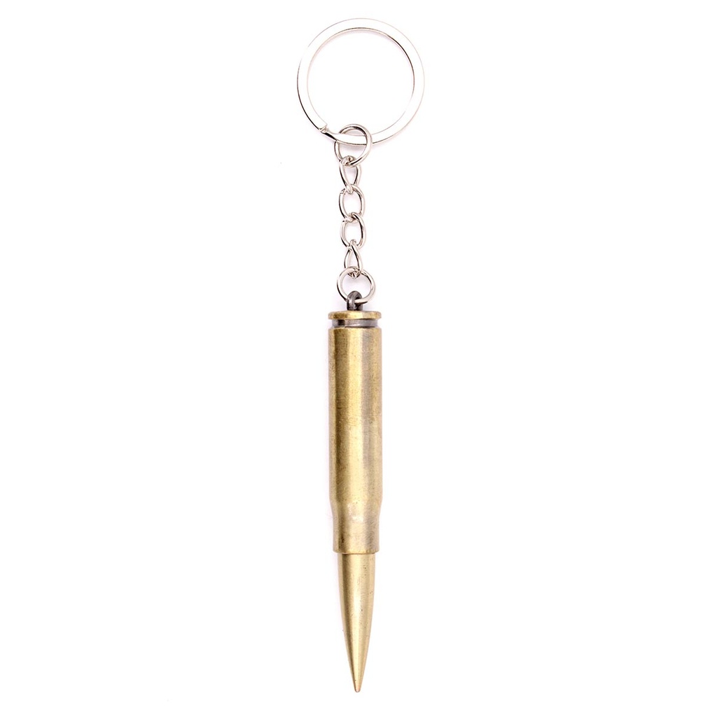 LLAVERO BH BALA 7,6 CM DORADO