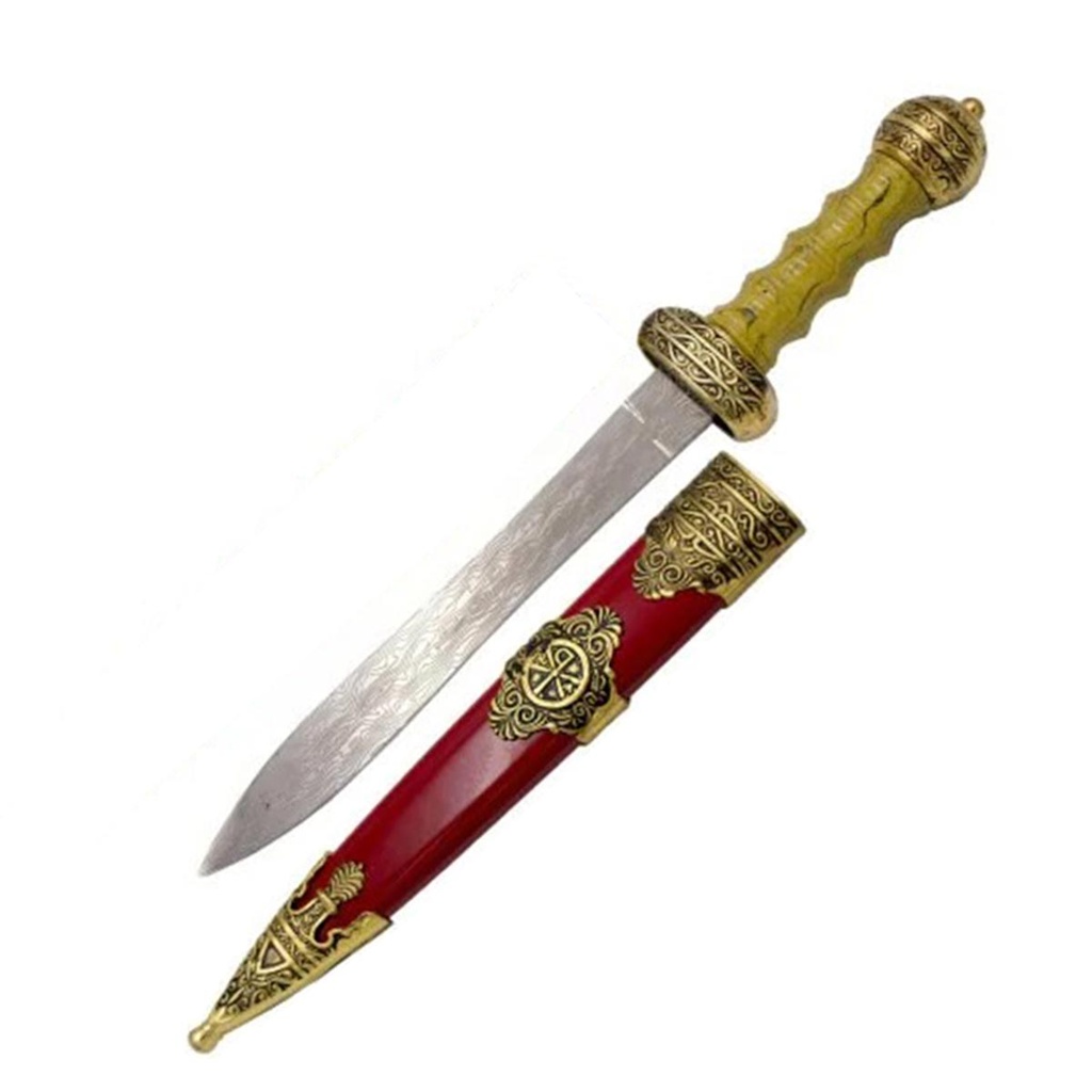 DAGA BH 7032 ROMAN 29CM ACERO ROJA-DORADA