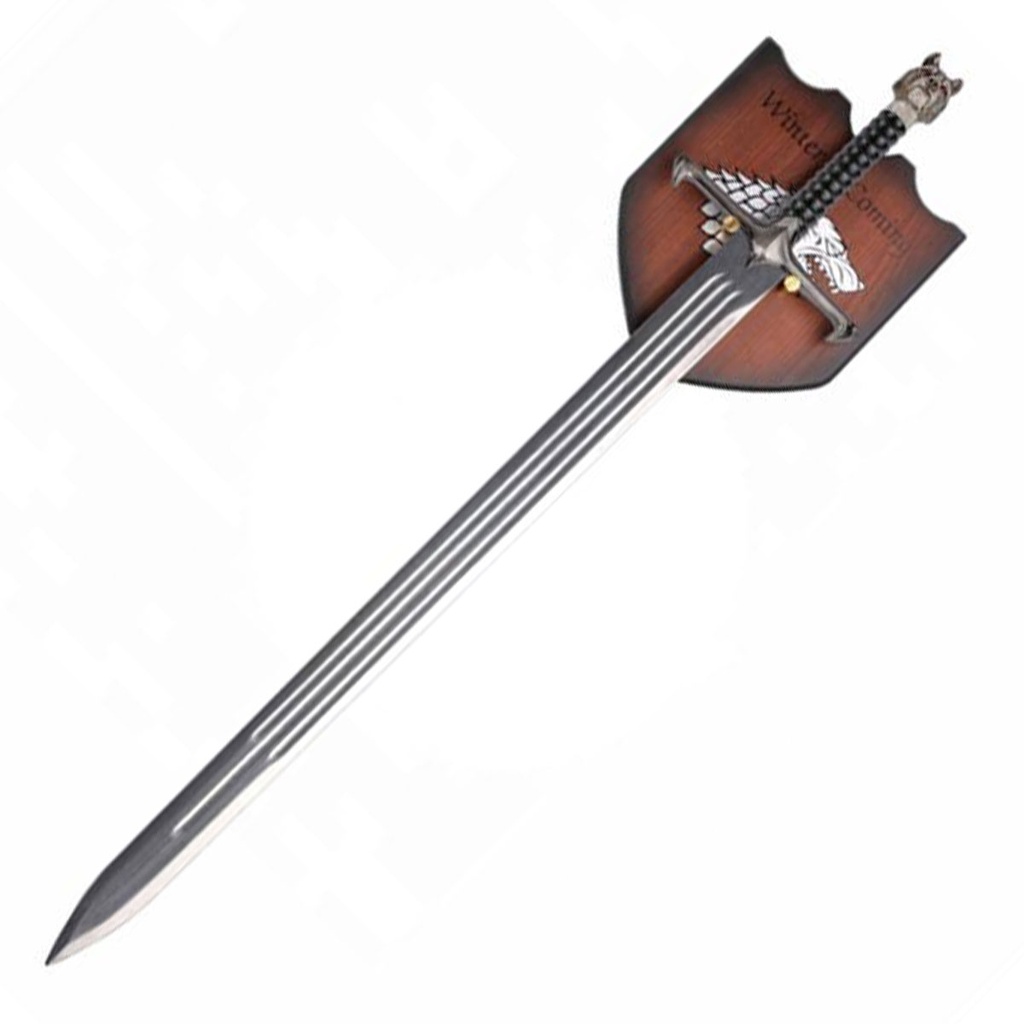 ESPADA 6032 GOT 108CM ACERO PLATA