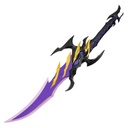 ESPADA 6056 SLV 62CM ACERO NEGRA-MORADA