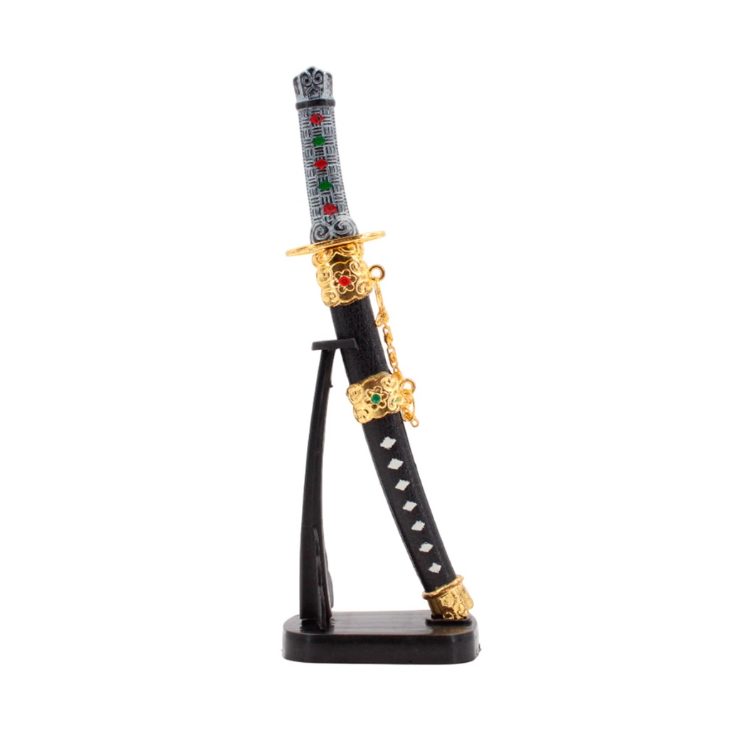 KATANA BH MINI 1411 ORN 20CM NEGRA/DORADA