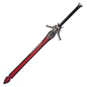 ESPADA 6051 DMC 136CM ACERO NEGRA-ROJA