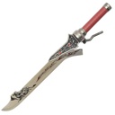 ESPADA 6053 DMC 63CM ACERO PLATA-ROJA