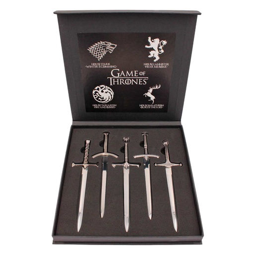 [BH-1257] DAGA BH ABRECARTAS 5PCS 1257 GOT 21,5CM PLATA
