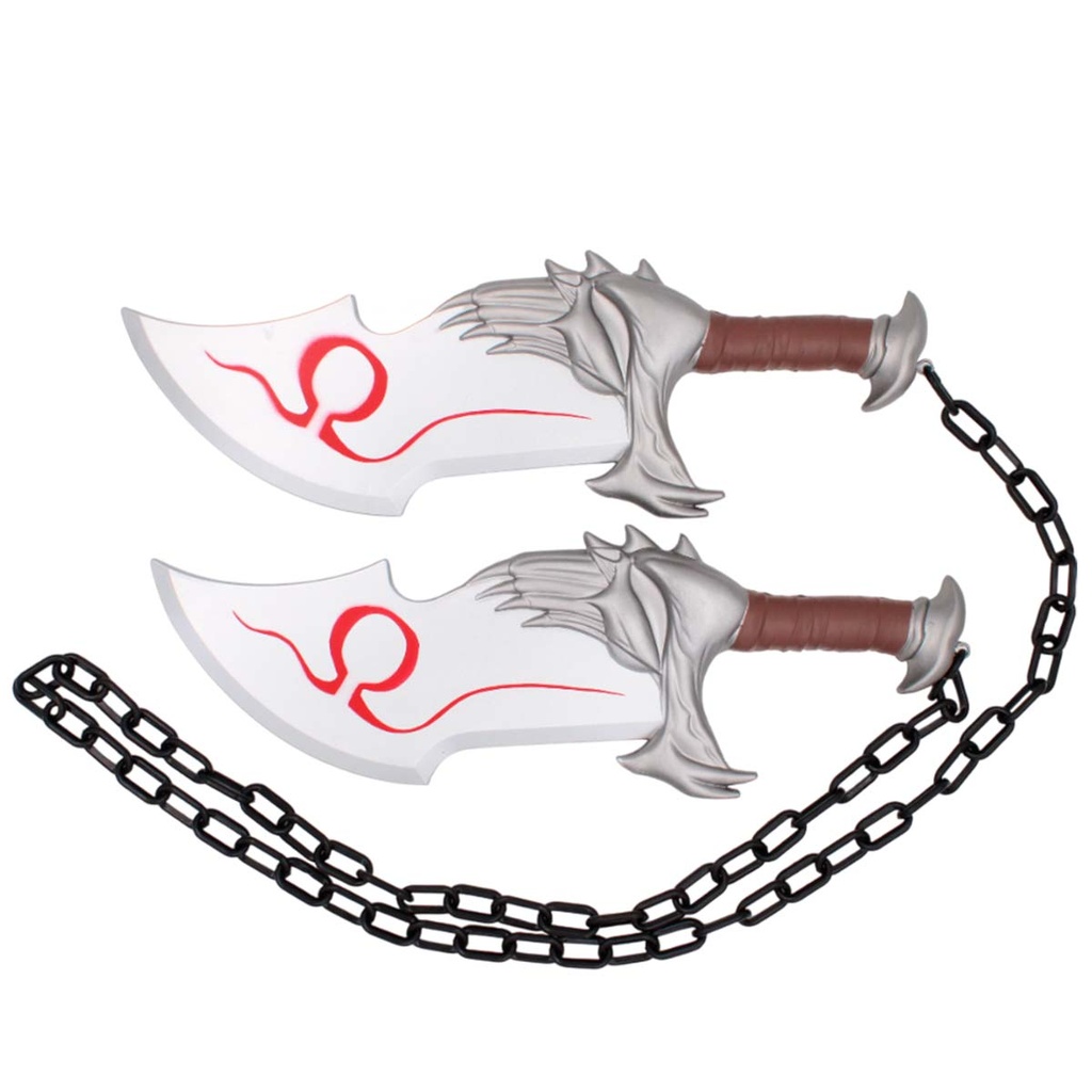 ESPADA EVA BH PU 2PCS 6055 GOW 43CM PLATA