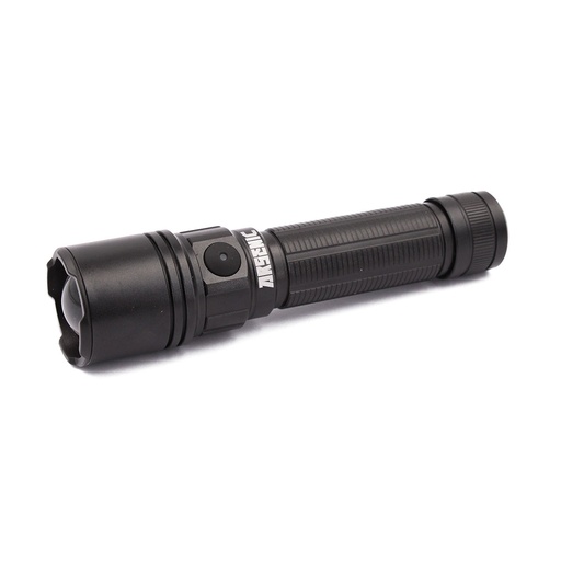 [ARS-25030-BK] LINTERNA ARSENIC MOD 3 RECARGABLE C/FUNDA NEGRA