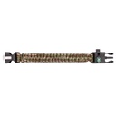 PULSERA PARACORD IMMORTAL CON PEDERNAL Y BRUJULA MC