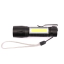 LINTERNA SAN YAN  LED RECARGABLE CON USB MINI NEGRO