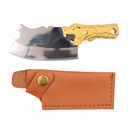 LLAVERO BH CUCHILLO 1736 9CM DORADO