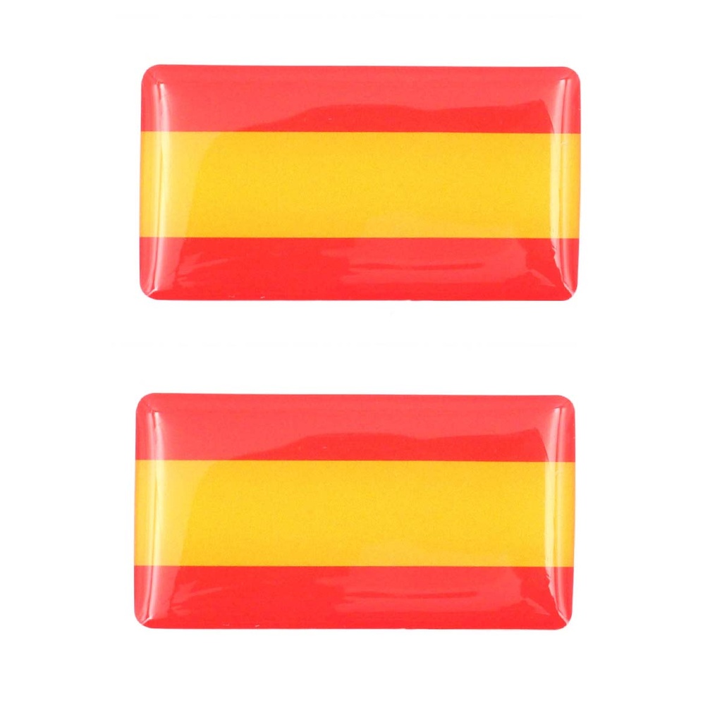 PEGATINA IMMORTAL 3D 2PCS BANDERA ESPAÑA