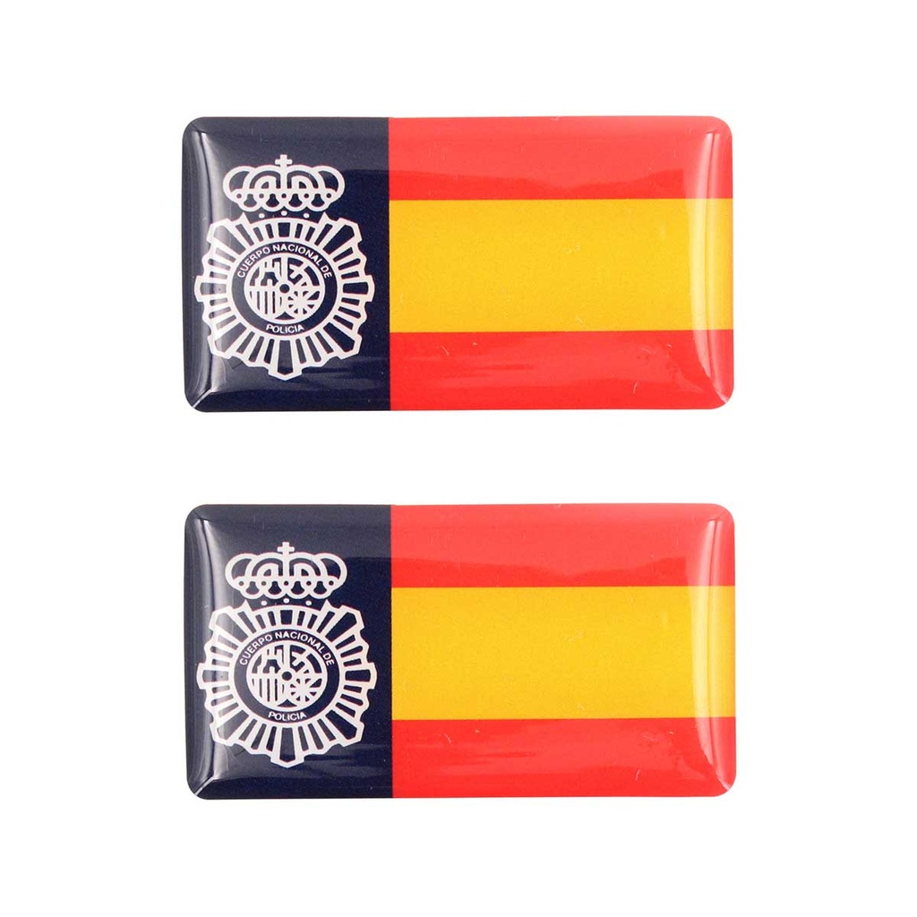 PEGATINA IMMORTAL 3D 2PCS POLICIA NACIONAL