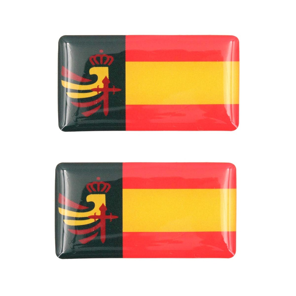 PEGATINA IMMORTAL 3D 2PCS EJERCITO TIERRA