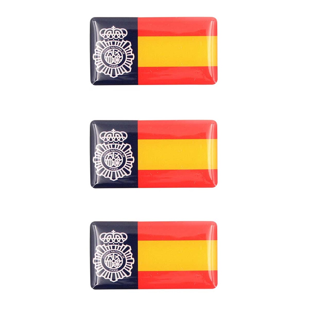 PEGATINA IMMORTAL 3D 3PCS POLICIA NACIONAL