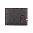 CARTERA PIEL POLICIA NACIONAL BANDERITA NEGRA