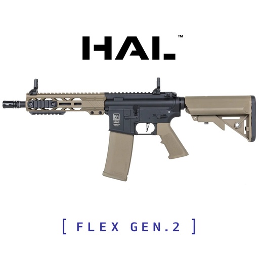 [SPE-01-047449-00] FUSIL SPECNA ARMS SA-F08 FLEX GEN.2 HAL NEGRO-TAN
