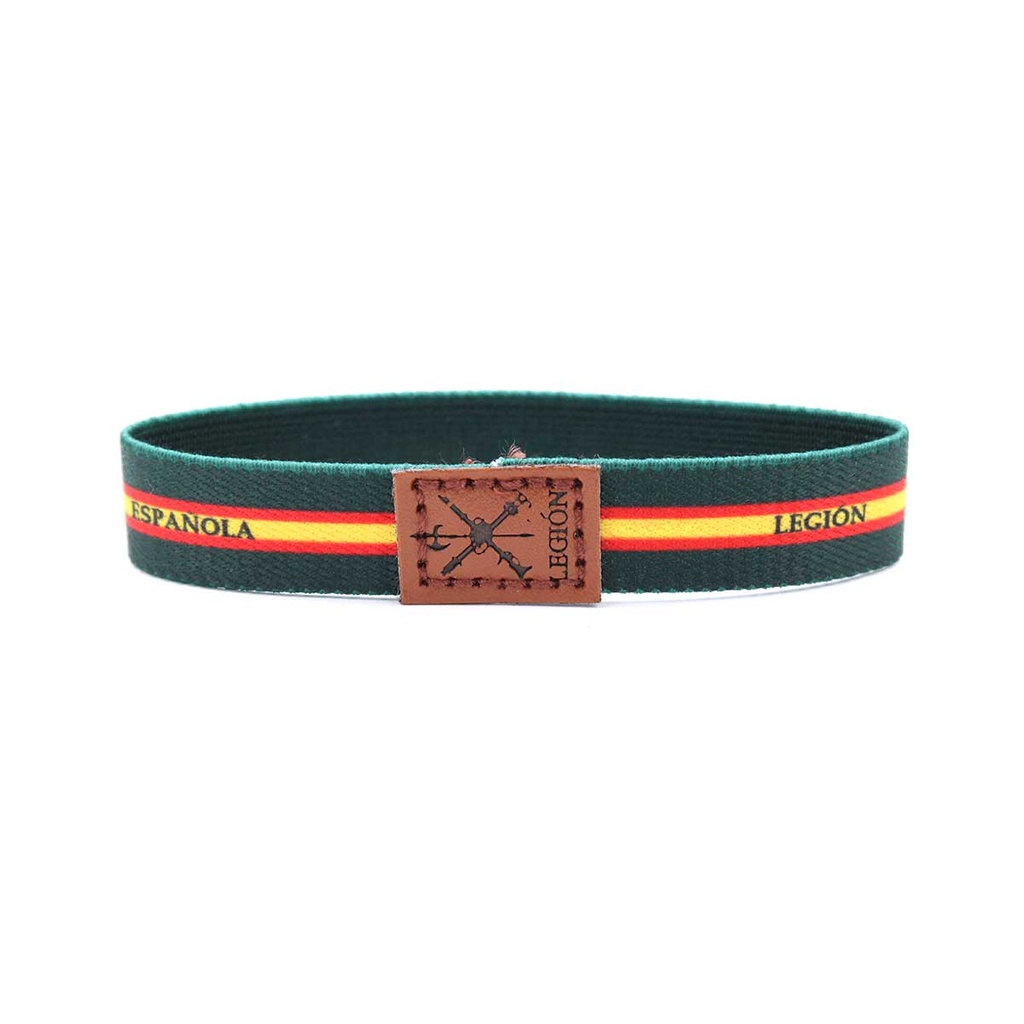 PULSERA IMMORTAL ELASTICA LEGION VERDE