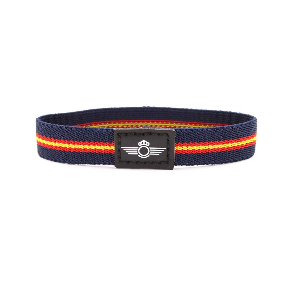 PULSERA IMMORTAL ELASTICA EJERCITO AIRE AZUL
