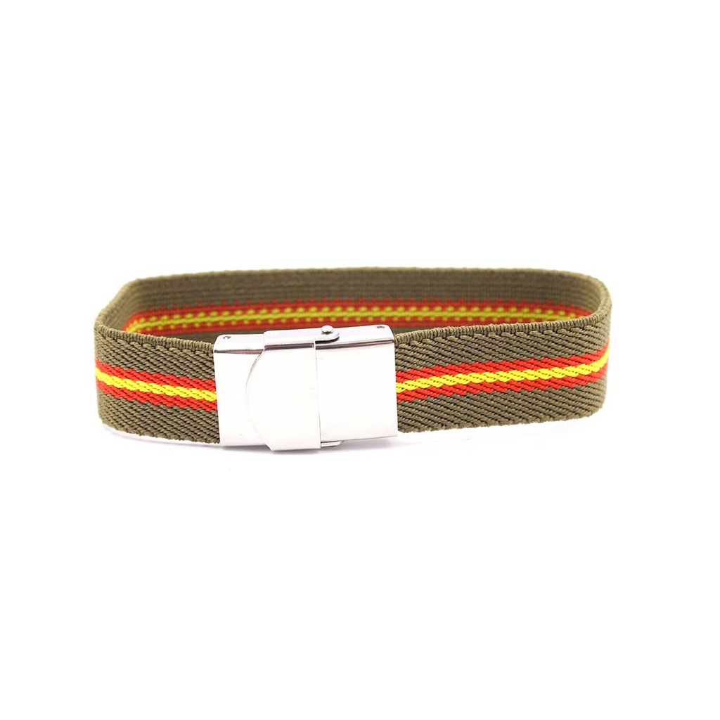 PULSERA IMMORTAL ELASTICA CIERRE METALICO VERDE