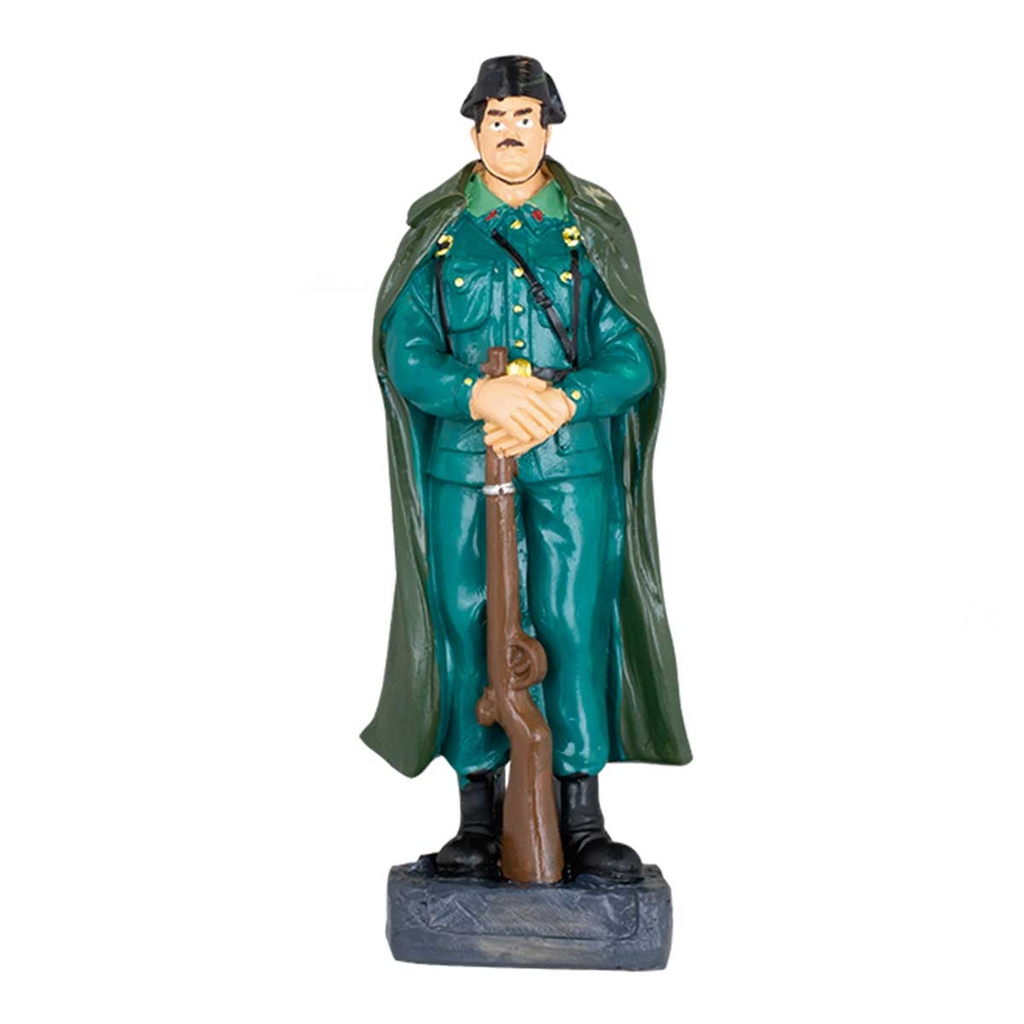 FIGURA RESINA TOLE10 GUARDIA CIVIL CAPOTE