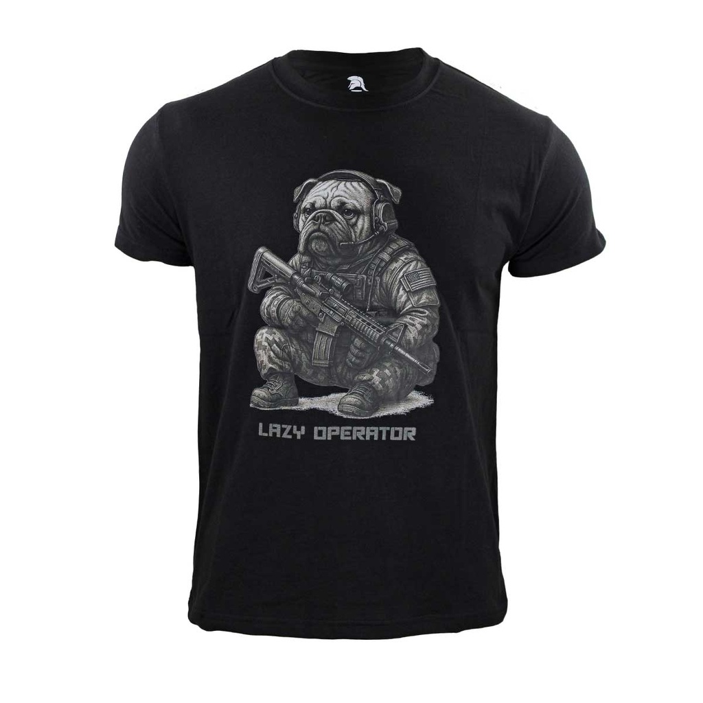 CAMISETA IMMORTAL LAZY OPERATOR NEGRA