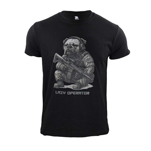 [IW-110127-BK-S] CAMISETA IMMORTAL LAZY OPERATOR NEGRA (S)