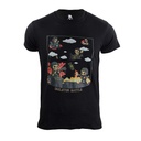 CAMISETA IMMORTAL SKELETON BATTLE NEGRO