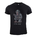 CAMISETA IMMORTAL ZOMBIE FUSIL CASCO NEGRA