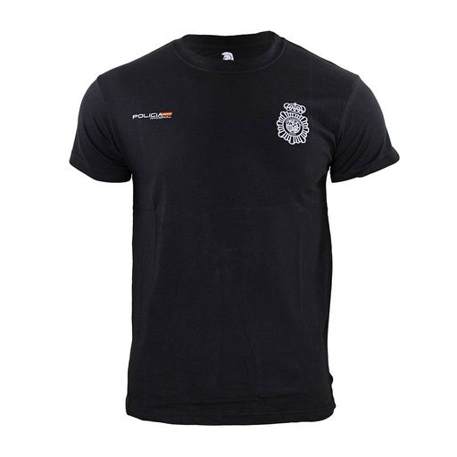 [IW-110135-BK-XS] CAMISETA IMMORTAL POLICIA NACIONAL NEGRA (XS)