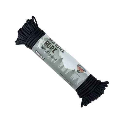 [V319484-BK] CORDINO PARACORD FOSCO 4MM 30M NEGRO
