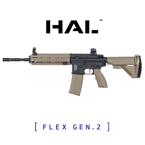 [SPE-01-047461-00] FUSIL SPECNA ARMS SA-FH07 FLEX GEN.2 HAL ETU NEGRO-TAN